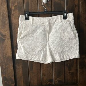 Banana Republic White Eyelet Bermudas